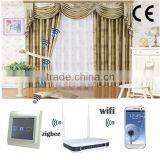 Smart Home Automation Touch Screen Controller , Electric Curtain for Smart Home