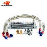 Wholesale Universal Racing Car Row 10 Auto Aluminum Oil Cooler Radiator,oil Cooler Kit