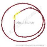 Ruby Gemstone Necklace,beaded Necklace Jewelry,natural Ruby Faceted Gemstone Necklace Jewellery Wholesale thumbnail-1