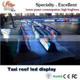 RGX New products Taxi top led/taxi top led screen/advertising display for car