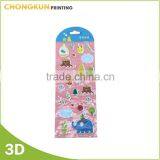 2015 Latest Technology 3D Puffy Sticker With Glitter
