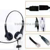 Premium Binaural Telecom Headsets With Microphone Handsfree thumbnail-1