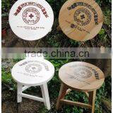 MHOME French Style Shabby Chic Round School Chairs Wholesale
