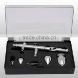 0.3MM Nozzle High Quality Double Action Nail Cake Makeup Body Art Tattoo Hobby Spray Airbrush Pen With 3 Metal Cups AS-52