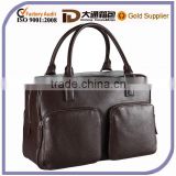 Fashion Mens Cheap Antique Leather Bag Business Travel Briefcase