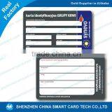 Standard Size Durable Plastic Sample Luggage Tag