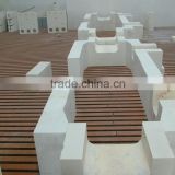 Fire Resistant Furnace Corundum Brick Fused Cast Alpha-Beta Alumina Block