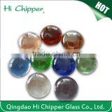 Dark Blue Colored Iridescent Flat Back Lampwork Glass Beads for Garden thumbnail-2