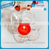 Wholesale Crystal Candle Holders Glass Lotus Candle Holder thumbnail-1