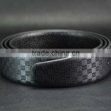 Cubic Grid Textured Genuine Cowhide Leather Mens Western Belts thumbnail-4