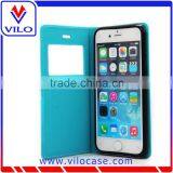 Card Holder Combo Color Leather Flip Case for Iphone 6s With Window thumbnail-5