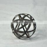 13B537MC-J Small Vintage Wrought Iron Ball ,wholesale Garden Art Deco Ornaments thumbnail-1