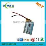 Wholesale Price 602030 300mAh 3.7v Polymer Shoes Battery Factory