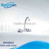 Dual Handle Brass Body and Cartridge Kitchen Faucet (BM58602)
