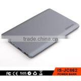 2016 Christmas Gift Item 10000mah Slim Rubber Finish Power Bank With Dual USB Output thumbnail-4