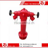 HY010-001A-00 2 Way Pillar Hydrant DN100; fire hydrant;Ground Hydrant