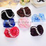 Hot Lovely Wedding Roses With S Simulated Pearl Barrettes Hairclip Bridal For Women Girls Hair Accessories thumbnail-3