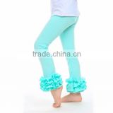 (CP608#) New boutique solid color baby pants with polka dot printing for children leggings