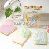 Wholesale High Grade Flower Sponge Shower Gloves ,exfoliating Gloves Bath Mitt Wholesale thumbnail-1