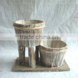 2015 New Style Wooden Flower Pot(FSC Certificate)