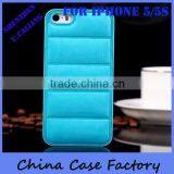 For IPhone 5 Plastic Case With Soft Leather, For IPhone 5S Plastic Case thumbnail-1