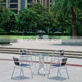 Aluminum With Glass Dining Table for Sales YT40B thumbnail-4