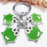 Fashion Sunflower Butterfly Ladybug Charms Enamel Silver Epoxy Keychain thumbnail-4