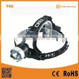 T80 Multifunction High Power Led Headlamp 10w Xml t6 Rechargeable Battery Powered Headlight thumbnail-1