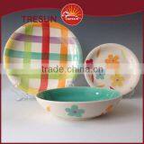 Flower Round Shape High Quality Handpainted 18pcs Dinnerset/dinner Ware/tableware thumbnail-4
