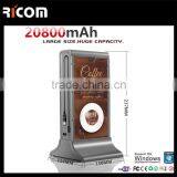 Hot Trending Products For 2016 Restaurant Power Bank Menu Restaurant Advertising Menu 6000mah-20800 Power -PB102--Shenzhen Ricom thumbnail-6