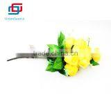 Yellow Cheap Artificial Plastic Flowers For Wedding Decoration Quality Choice