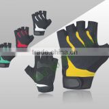 2015 custom design short finger with cheap cycling gloves