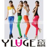 Candy Color Women Stretch Pencil Pants Casual Slim Skinny Jeans Trouser L1058