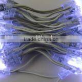 WHITE Color Led 12mm Node,through-hole Type,injection Made,IP65 Rated;DC5V Input;0.1W;50pcs a String