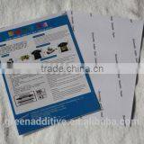 TRANSFER PAPER FOR COTTON TEXTILE/dark colored cotton fabrics A4 size/heat transfer paper