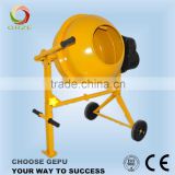 Horizontal Type Portable Mini Cement Mixer Machine with Bar Operation for Sale