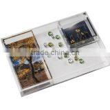 Factory Wholesale Custom Clear Acrylic Tray With Insert thumbnail-5