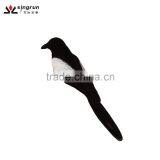 Flocked Plastic Fullbodied Magpie Hunting Decoys Bird Hunting Decoys for Hunting thumbnail-1