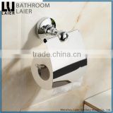 Sleek Hotel Decorative Zinc Alloy Chrome Finishing Bathroom Sanitary Items Wall Mounted Toilet Paper Holder