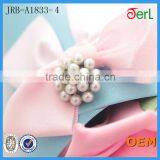 New Crystal Rhinestone Shank Pearl Rhinestone Wedding Button thumbnail-2
