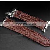 Jranter Genuine Crocodile Aliigator Leather Watch for Apple Band Strap for Apple Watch 42mm