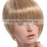 Blonde Afro Wig, Fake Short Hair Wigs for Ladies thumbnail-2