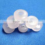 AAA Rose Color Quartz Smooth Handmade Big Hole Tyre Beads thumbnail-3
