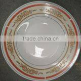 Ceramic Silver Rim Cheap White Deep Plate Dinner Set ,certificates Cheap Ceramic Plate Dishes thumbnail-2
