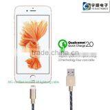 Aluminum Tips MFi Certified Cable Data Sync Usb Cable 1M for MFI Braided Sleeving Cable thumbnail-1