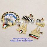 China Wholesale U.A.E Commemoration Flag Enamel Lapel Pin Badge, Butterfly Clutch Back, United Arab Emirates Pin Badge thumbnail-2