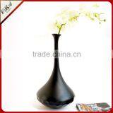 Wholesale Classic Black Swan Hand Carved Glass Vase High-grade Fashion Decoration Home Furnishing thumbnail-4