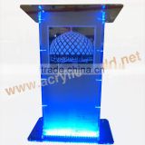 RGB color lectern Stand/podium stand display stand manufacture in china