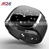 2016 hot waterproof Bluetooth Smartwatch M26 Smart watch for Android IOS
