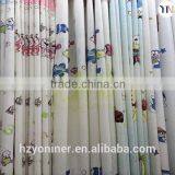cartoon pattern printed blackout curtain for kids, different cartoon patterns, kids curtain fabric wholesale, flame retardant